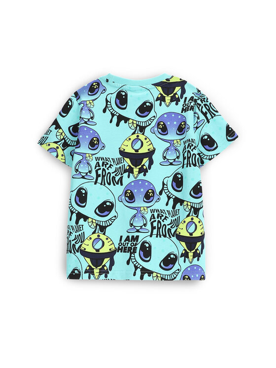 Coccodrillo Coccodrillo T-Shirt WC5143201CBK Tyrkysová Regular Fit