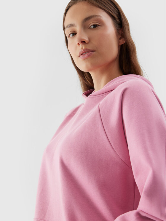 4F 4F Felpa 4FAW23TSWSF0725 Rosa Regular Fit