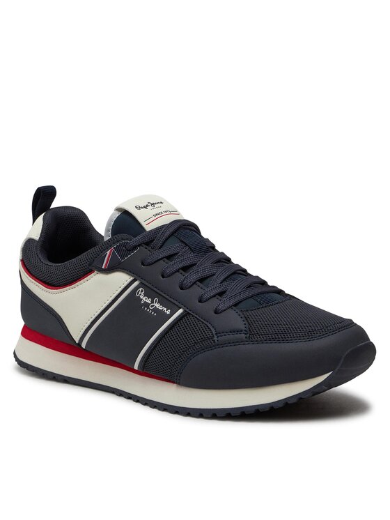 Pepe Jeans Pepe Jeans Sneakersy Dublin Brand PMS40009 Tmavomodrá