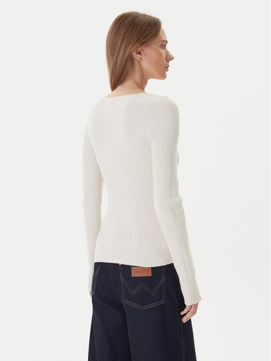 Kontatto Kontatto Maglione 3M0830C Écru Slim Fit