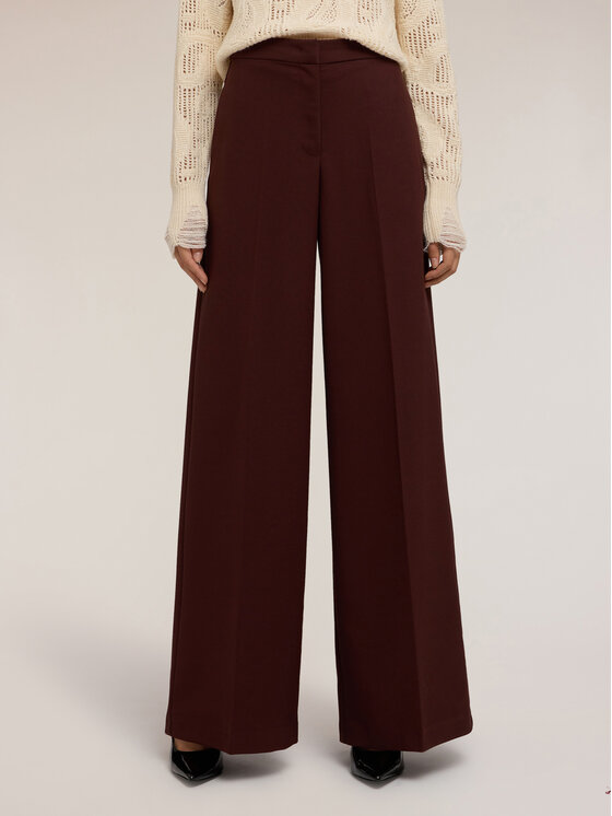 Motivi Motivi Pantaloni di tessuto P202Q004261N022 Marrone Over Fit