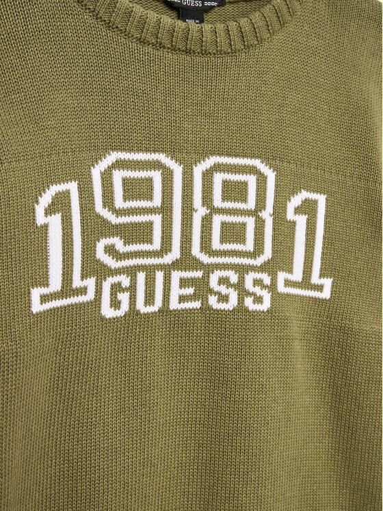 Guess Guess Maglione L3YR00 Z2NN0 Verde Regular Fit