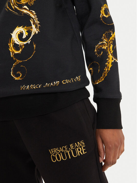 Versace Jeans Couture Versace Jeans Couture Μπλούζα 77HAI3P9 Μαύρο Regular Fit
