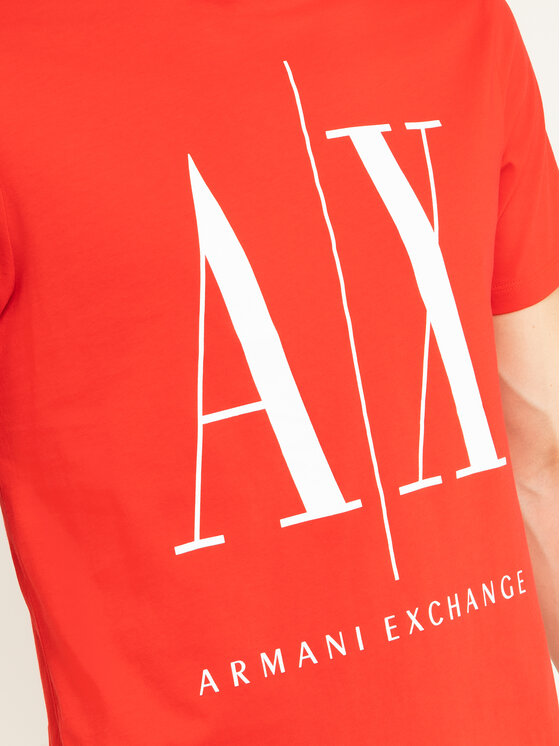 Armani Exchange Armani Exchange T-shirt 8NZTPA ZJH4Z 1400 Rosso Regular Fit
