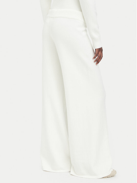 Juicy Couture Juicy Couture Megztos kelnės JCWBJ226310 Kreminė Relaxed Fit