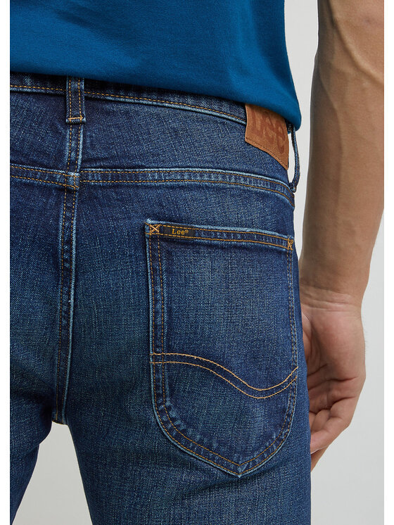 Lee Lee Jeansy LUKE Niebieski Slim Fit
