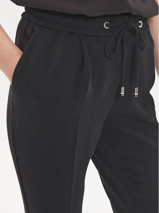 BOSS Boss Kalhoty z materiálu Tariyanah 50490039 Černá Regular Fit