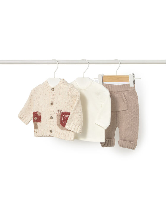 Mayoral Mayoral Completo da bambino 2571 Écru Regular Fit