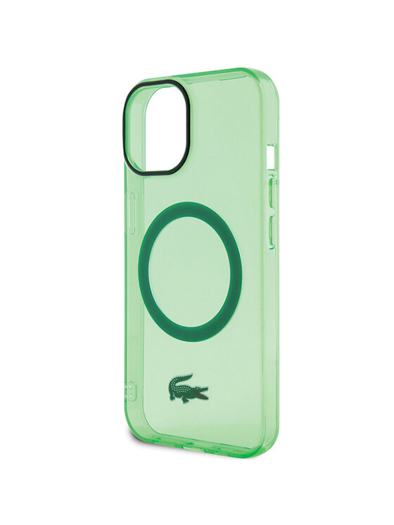 Lacoste Lacoste Etui na telefon iPhone 14 Plus / 15 Plus Zielony