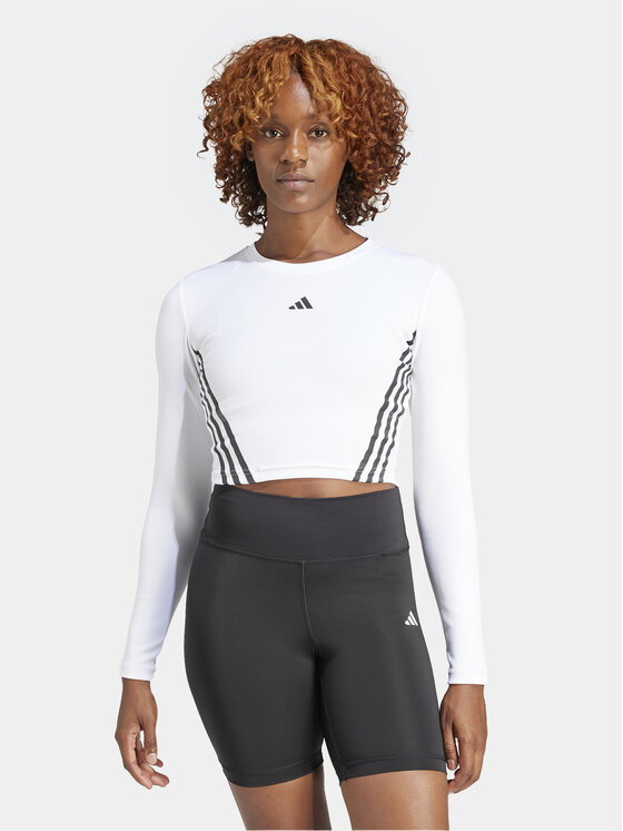 adidas adidas Tehnička majica AEROREADY Hyperglam IL6971 Bijela Tight Fit