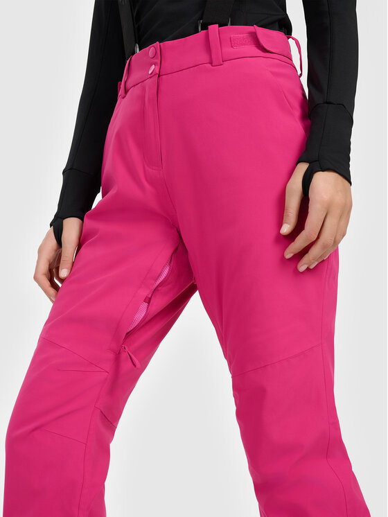 4F 4F Spodnie narciarskie SKIWEAR Różowy Regular Fit