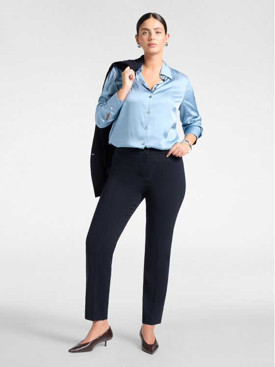 Elena Mirò Elena Mirò Camicia 5127P300366N004 Turchese Regular Fit
