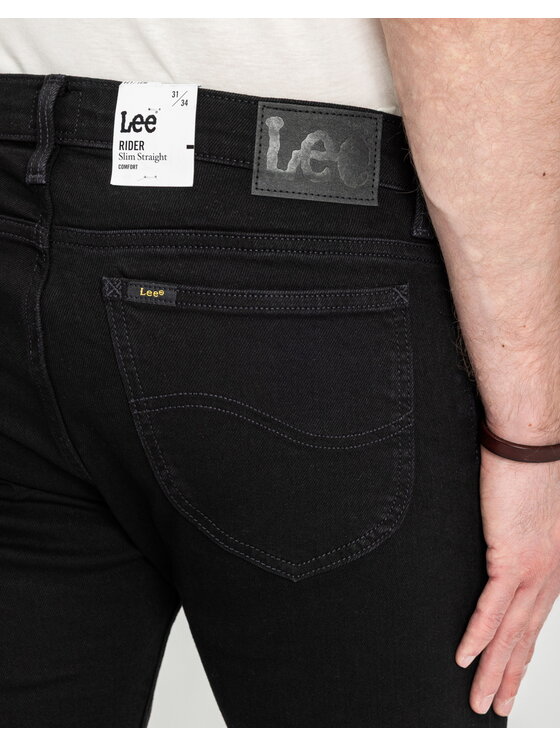 Lee Lee Jeansy L701PC47 Czarny Slim Fit
