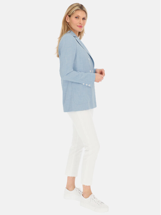 Potis & Verso Potis & Verso Marynarka Dorian Niebieski Slim Fit