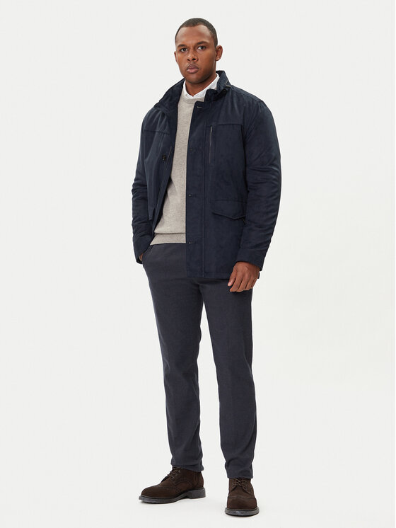 Bugatti Bugatti Winterjacke 877400 81018 M Dunkelblau Regular Fit