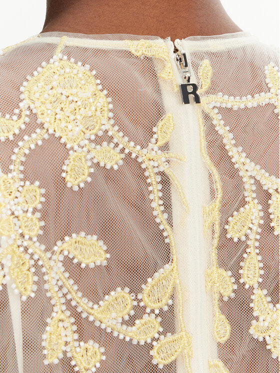 ROTATE ROTATE Abito da cocktail 113675858 Giallo Relaxed Fit