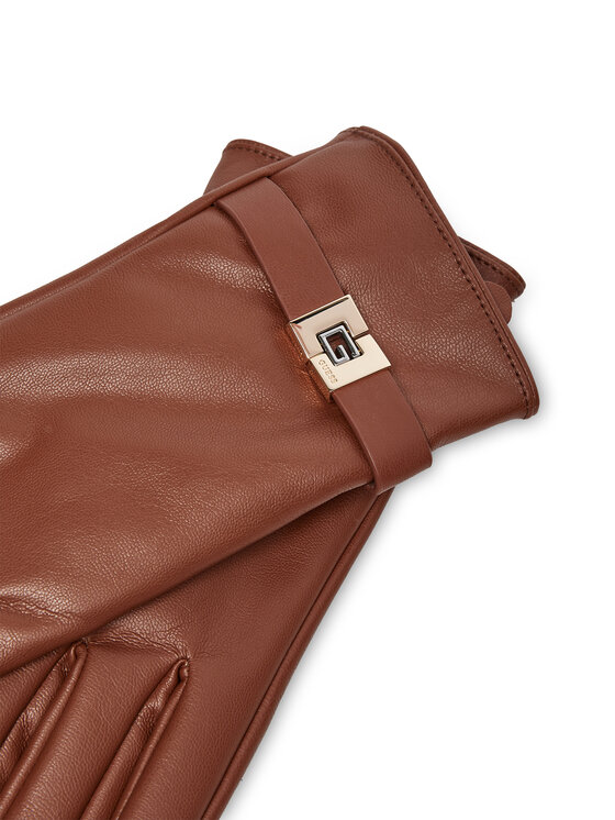 Guess Guess Rękawiczki Damskie AW5188 NYL02 Brązowy