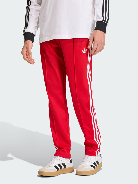 adidas adidas Spodnie dresowe CLASSIC Czerwony Slim Fit
