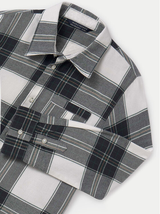 Mayoral Mayoral Marškiniai 7111 Pilka Regular Fit