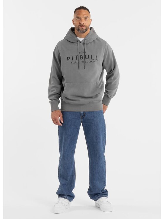 PITBULL PITBULL Bluza MT FUJI Szary Regular Fit