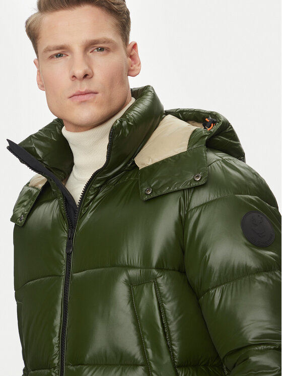 Save The Duck Save The Duck Télikabát D40292M LUCK19 Zöld Regular Fit