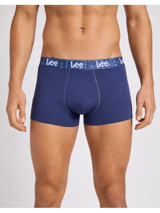 Lee Lee Bokserki Redpath 3 Pack Organic Cotton Elastane Trunks Kolorowy