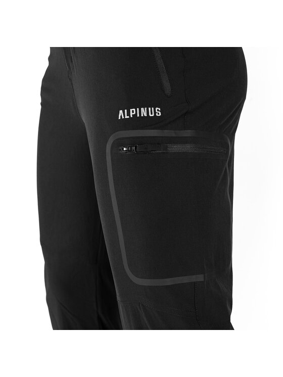 Alpinus Alpinus Spodnie outdoor Pyrenees Czarny Active Fit