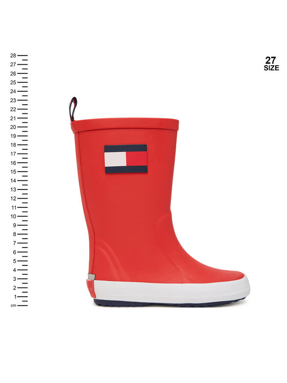 Tommy Hilfiger Tommy Hilfiger Gummistiefel Flag Rain Boot T3XC-33923-0047 S Rot