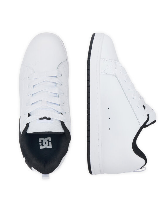 DC DC Sneakersy COURT GRAFFIK 300529-WLK Biały