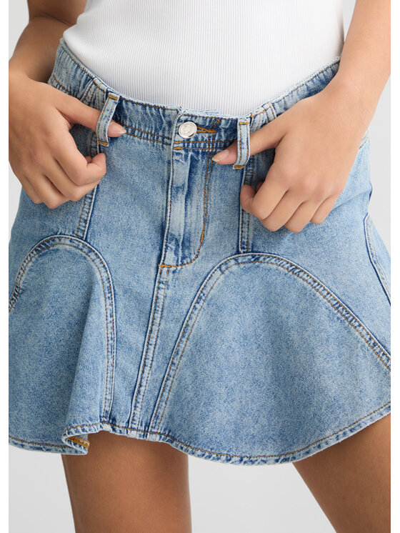 Liu Jo Liu Jo Spódnica mini UA5250D430678494 Błękitny Regular Fit