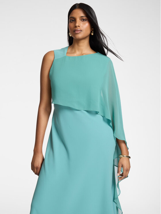 Elena Mirò Elena Mirò Abito da cocktail 7004P000310N0B5 Turchese A-Line Fit