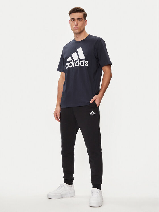 adidas adidas T-shirt Essentials Single Jersey Big Logo T-Shirt IC9348 Plava Regular Fit