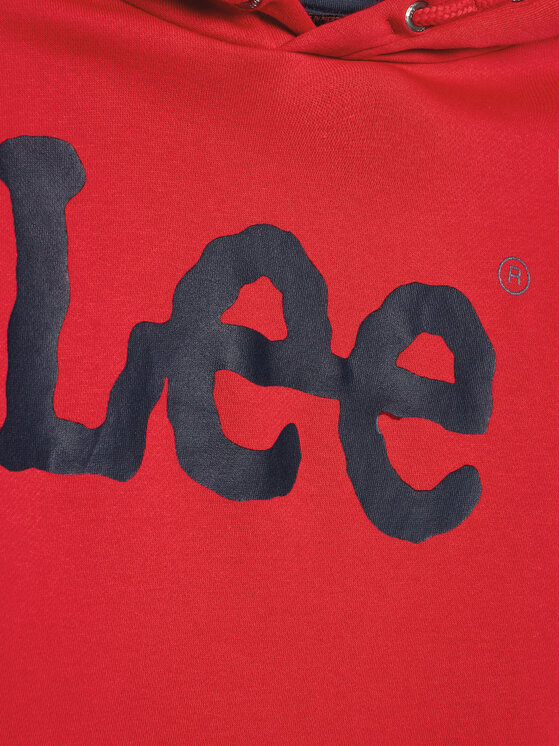 Lee Lee Pulóver LEE0008 Piros Regular Fit