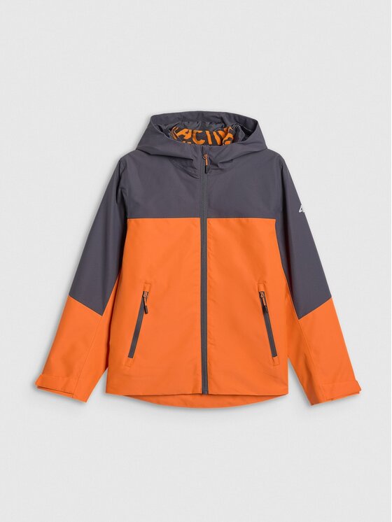 4F 4F Giacca di transizione 4FJRAW25TTJAM1014-70S Arancione Regular Fit