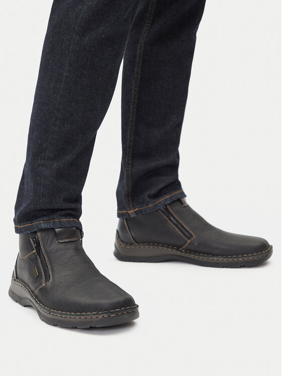 Rieker Rieker Schnürschuhe 05398-00 Schwarz