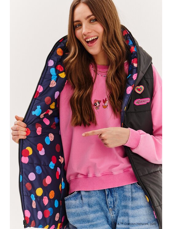 NAOKO NAOKO Vesta Boom Boom Dots Černá Regular Fit