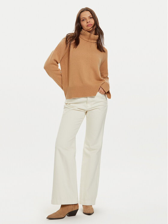 Liu Jo Liu Jo Rollkragenpullover WF4434 MS009 Braun Regular Fit