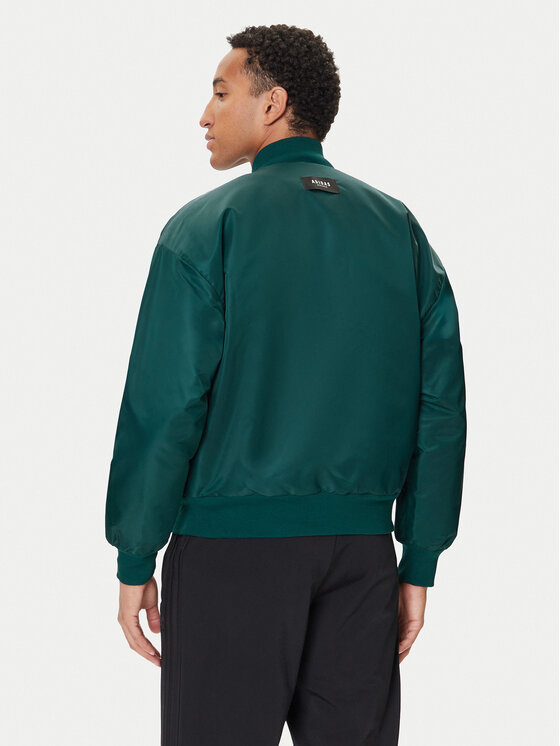 adidas adidas Bomber dzseki Stadium JX5637 Zöld Loose Fit