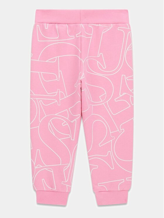 Guess Kids Guess Kids Spodnie materiałowe 183798 Różowy Regular Fit