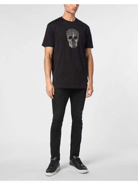 PHILIPP PLEIN PHILIPP PLEIN Tričko 14771 Čierna Regular Fit