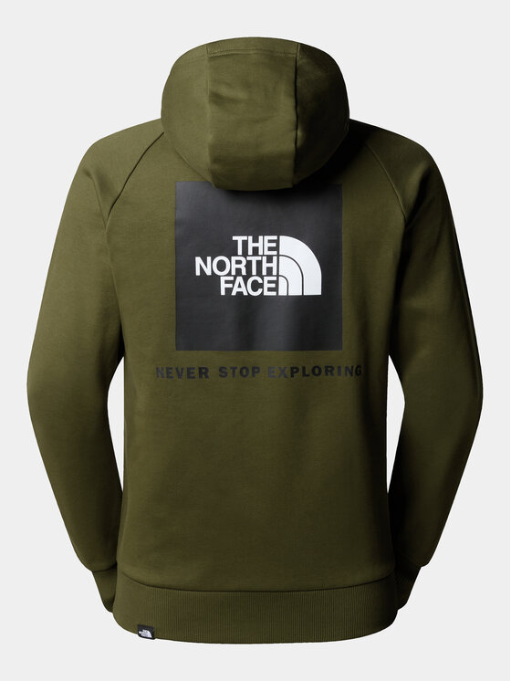 The North Face The North Face Bluza Redbox NF0A2ZWU Zielony Regular Fit