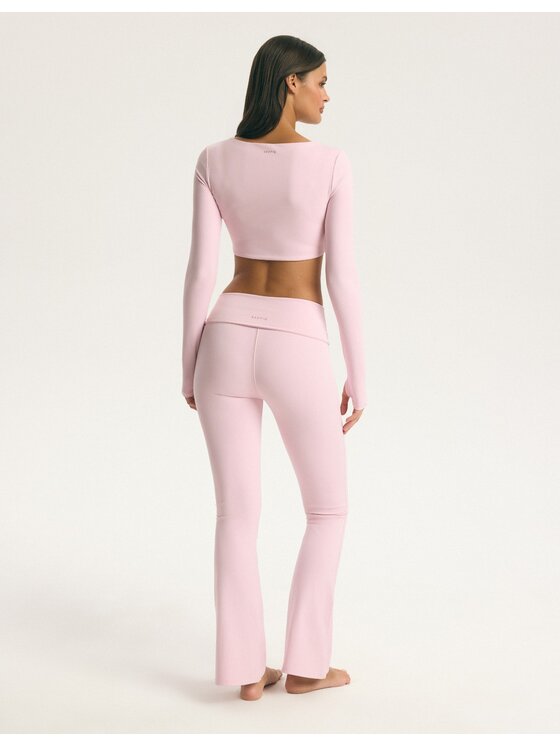 Esotiq Esotiq Legginsy 45960 Różowy Regular Fit