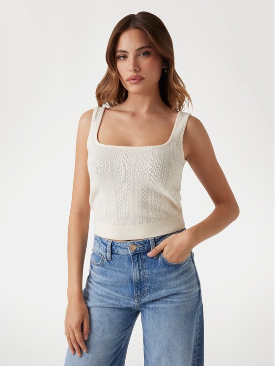 Guess Guess Maglione 175799 Bianco Classic Fit