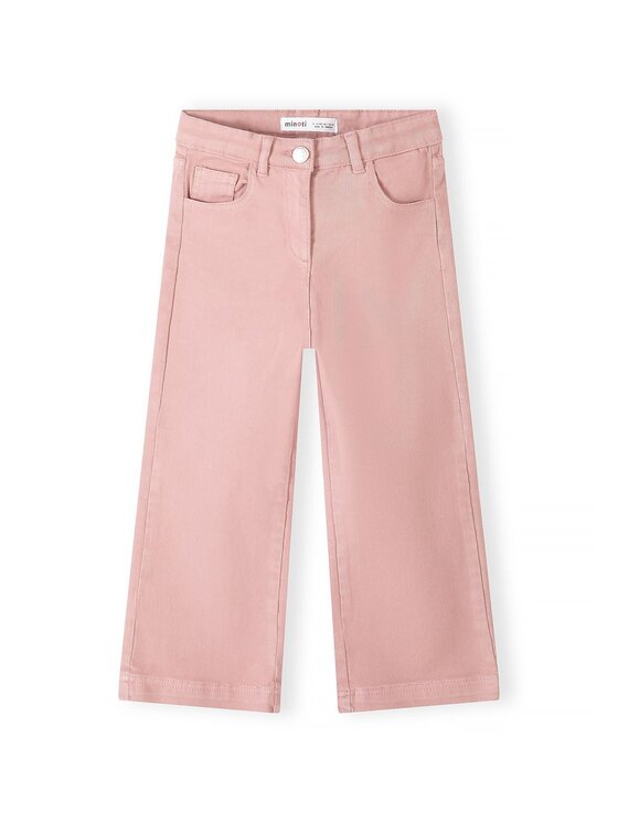 minoti minoti Spodnie materiałowe 32PANT154 Różowy Wide Leg