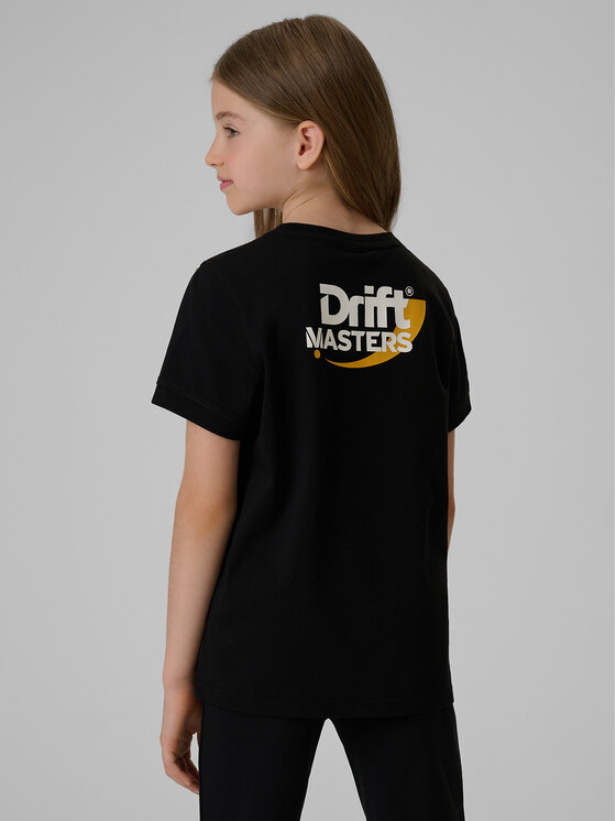 4F 4F T-Shirt MOTOSPORTS 2026 Czarny Regular Fit