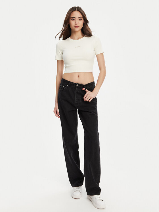 Guess Guess T-krekls V5YP08 K8RT2 Balts Slim Fit