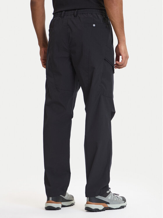 Parajumpers Parajumpers Pantaloni di tessuto Mallaig 26SMPMPATU05 Nero Regular Fit