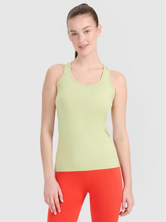 4F 4F Top 4FRSS25TFSLF414-42S Verde Authentic Slim Fit