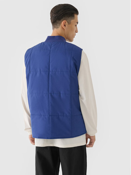 4F 4F Gilet 4FRAW24TVESM171-31S Blu Regular Fit