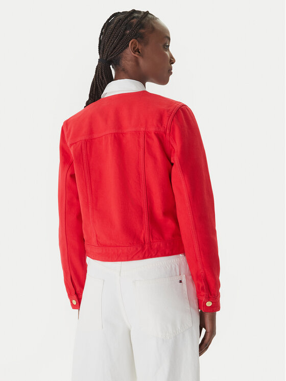 Tommy Hilfiger Tommy Hilfiger Дънково яке WW0WW48591 Оранжев Regular Fit